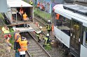 Unfall zwischen zwei KVB Bahnen Koeln Hoehenhaus Im Weidenbruch P299